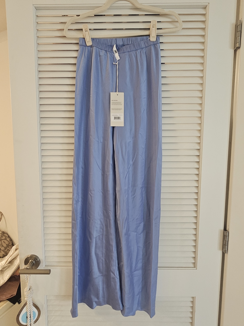 lunya SILK BIAS  Pajama Pants in PERIWINKLE SZ XS